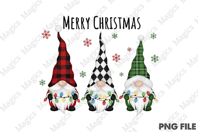 Christmas Merry Christmas Gnome PNG