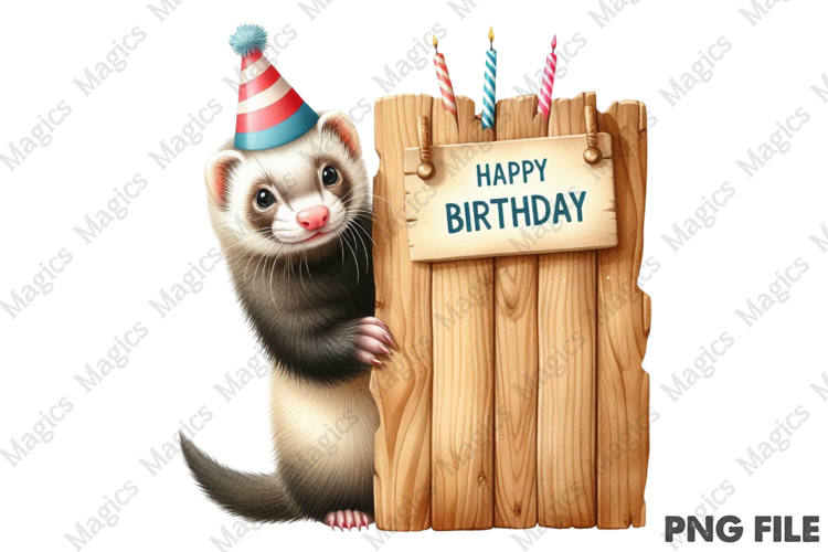 Ferret Clipart Image 7