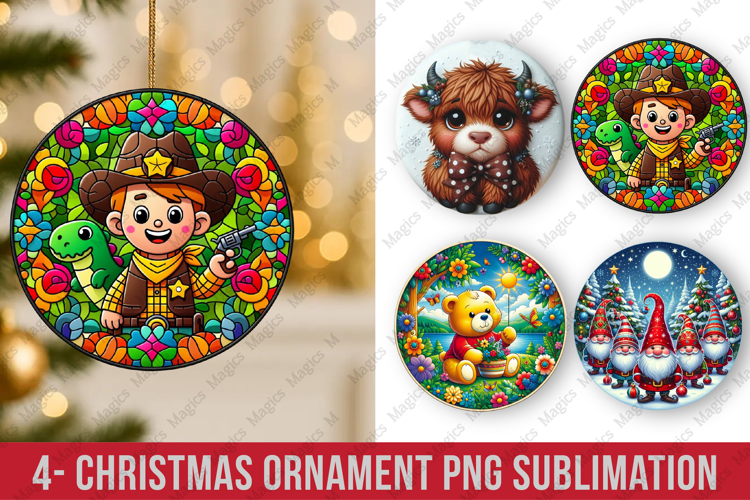 Christmas ornaments round ornaments sublimation, ornament