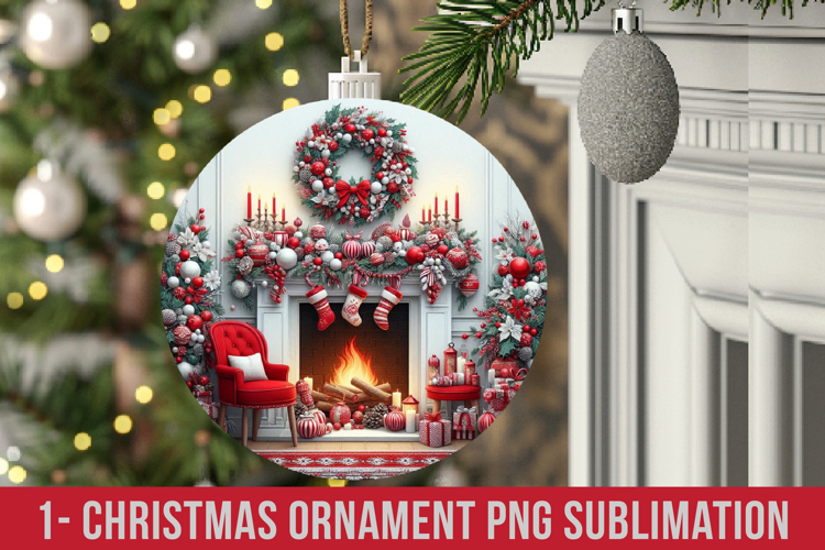 Christmas Ornaments Sublimation Png