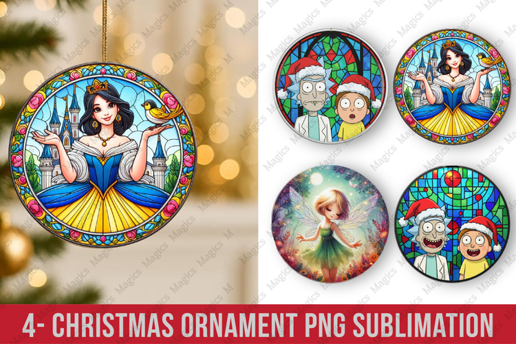 Christmas ornaments round ornaments sublimation, ornament