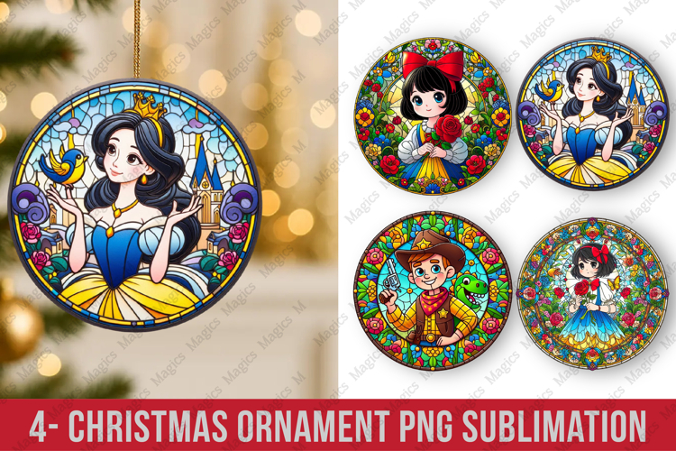 Christmas ornaments round ornaments sublimation, ornament