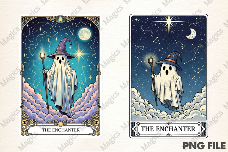 Halloween Tarot Card PNG