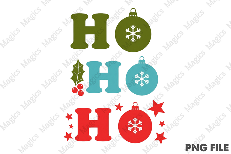 Ho Ho Ho Clipart Image 2