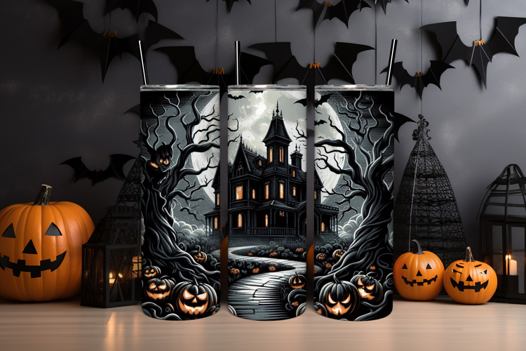 Spooky Season Tumbler Design