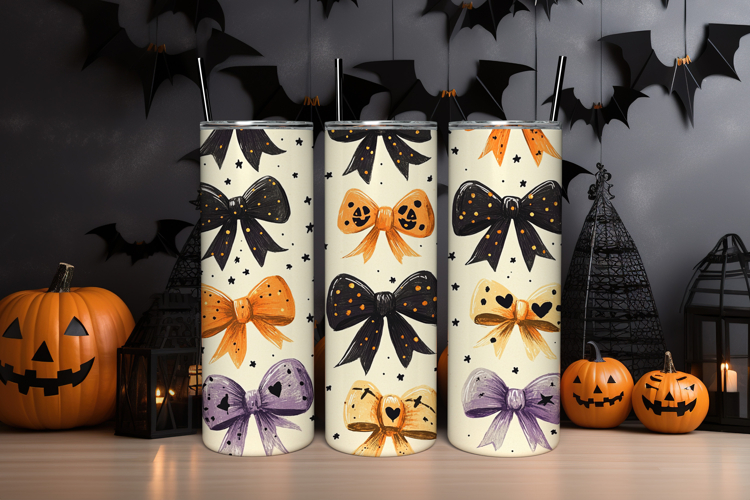 Coquette Halloween Tumbler Wrap