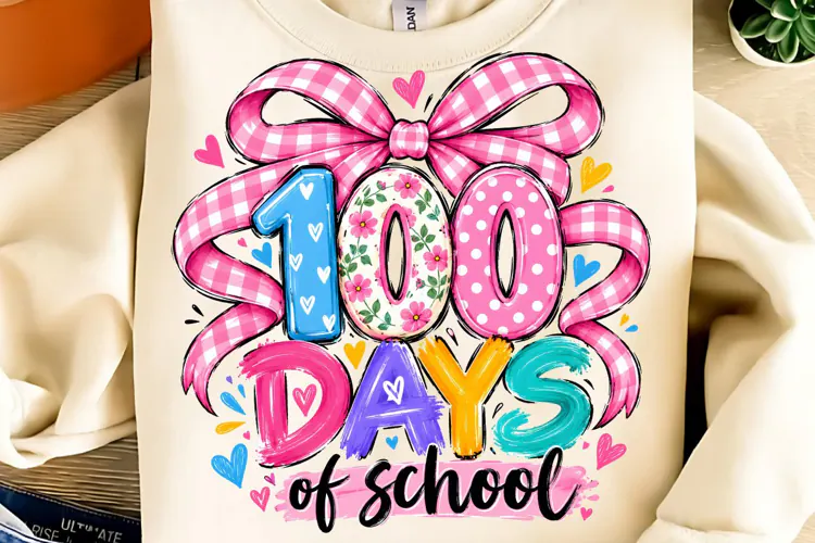 100 Days of School PNG, Happy 100 Days Of School PNG