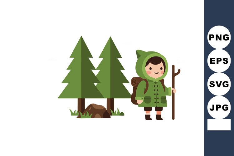 Hiking Clipart Image 20