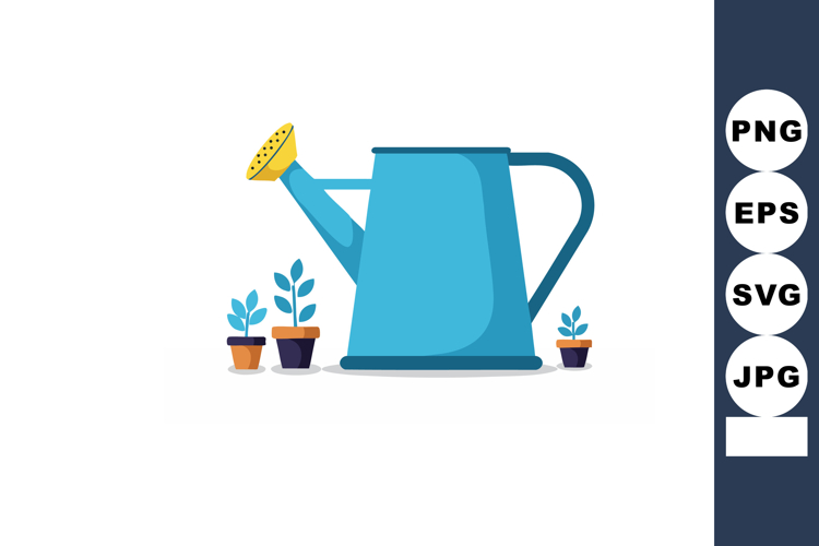 Watering Plants Clipart Image 2