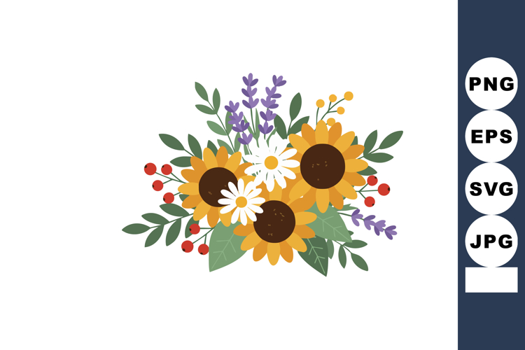Sunflower Clipart Image 5
