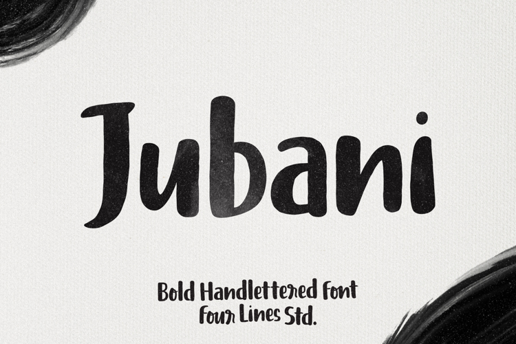 Jubani Bold Handlettered Font