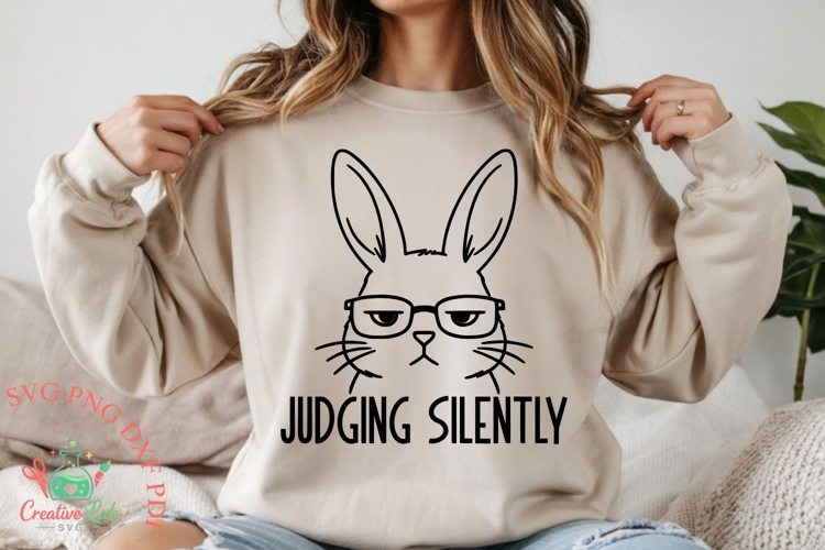 Sarcastic SVG, PNG, Judging You Silently, Funny Shirt SVG