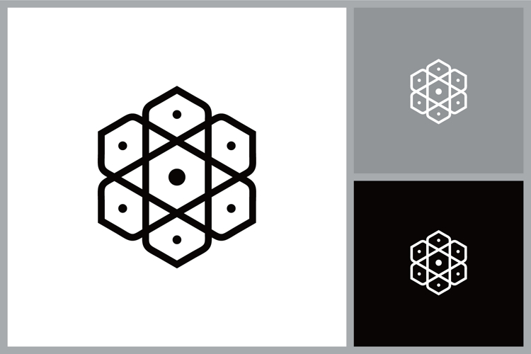Abstract Geometric Hexagon Network