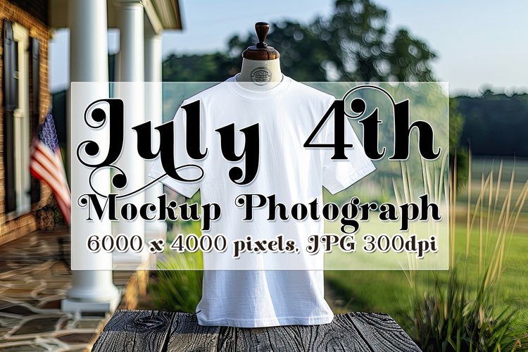 White Tshirt Mockup Image 23