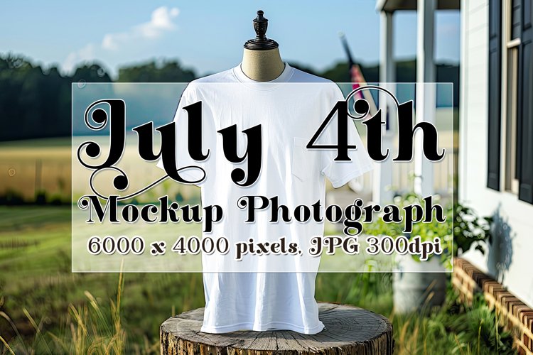 White Tshirt Mockup Image 22