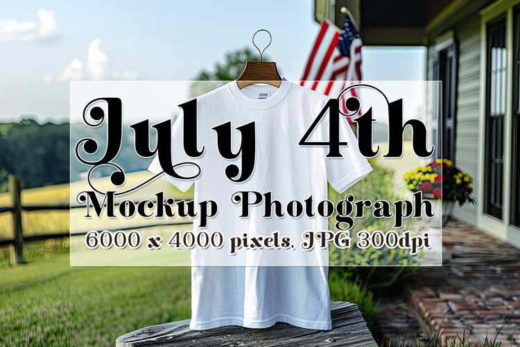 White Tshirt Mockup Image 18