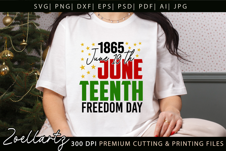 Juneteenth SVG PNG EPS DXF Black Lives Matter Freedom Day