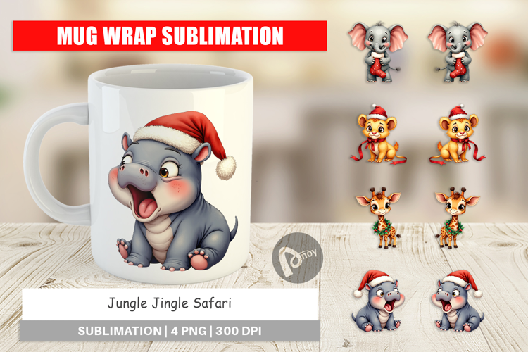 Jungle Jingle Safari Mug Wrap