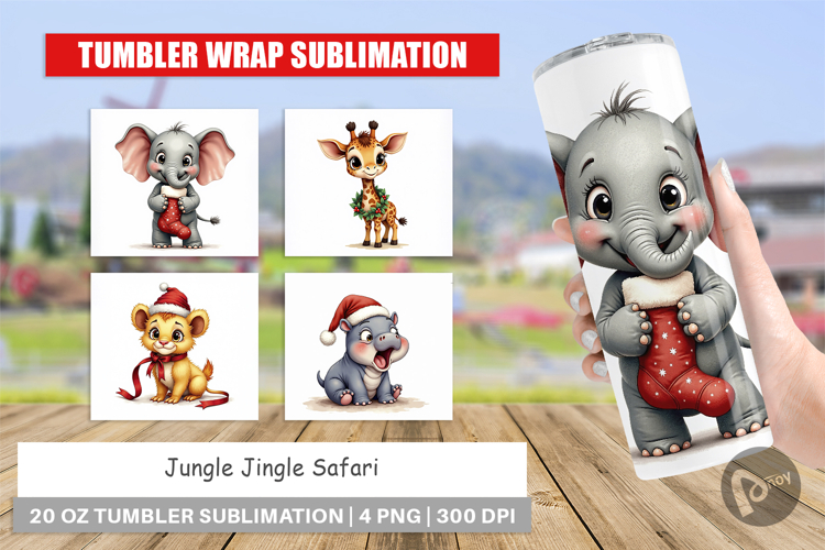 Christmas Tumbler Wrap Image 15