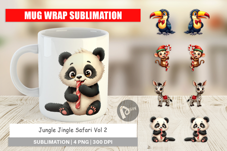 Jungle Jingle Safari Mug Wrap