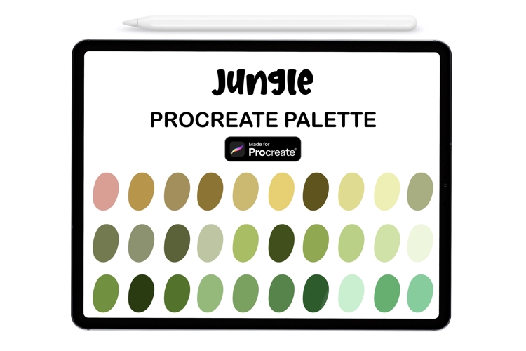 Jungle Procreate Palette - Procreate Color Palette
