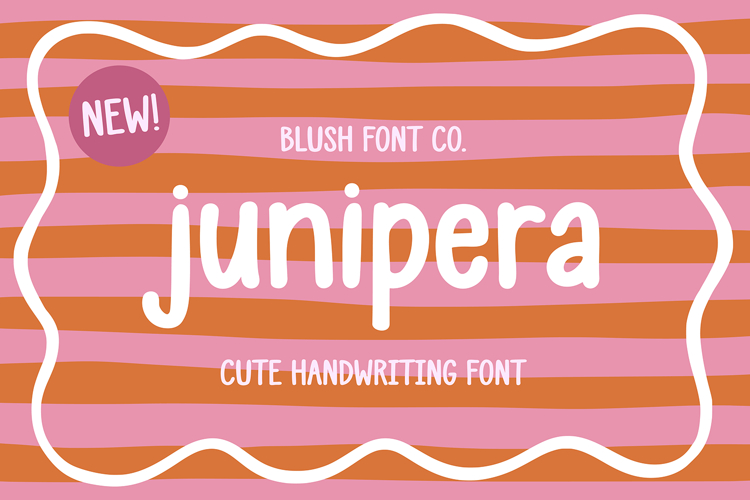 JUNIPERA Cute Simple Handwriting Font