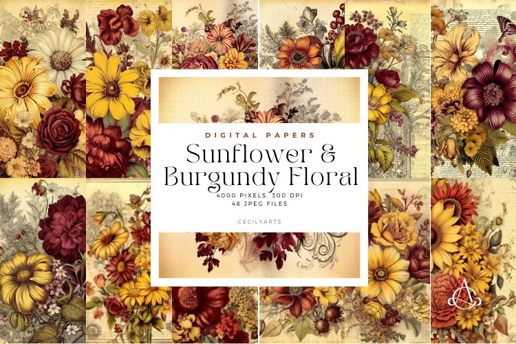 Sunflower Background Image 17