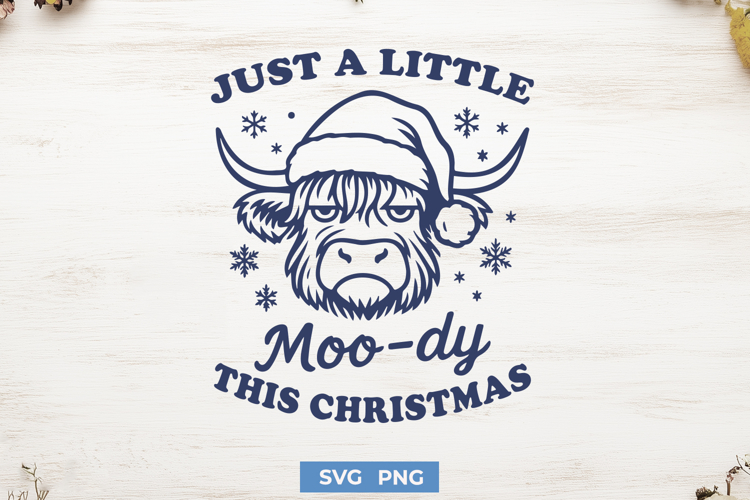 Christmas Cow Svg Image 6