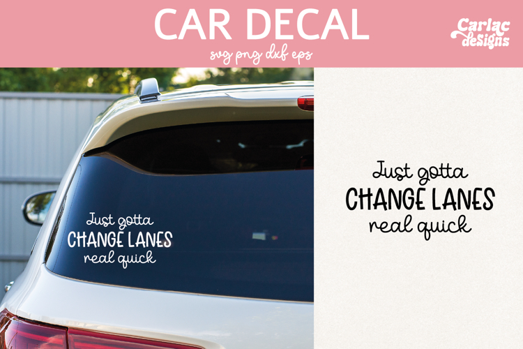 Car Sticker Svg