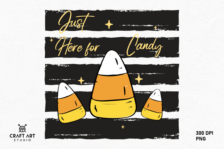 Halloween Candy Stripes PNG | Halloween Sublimation Design