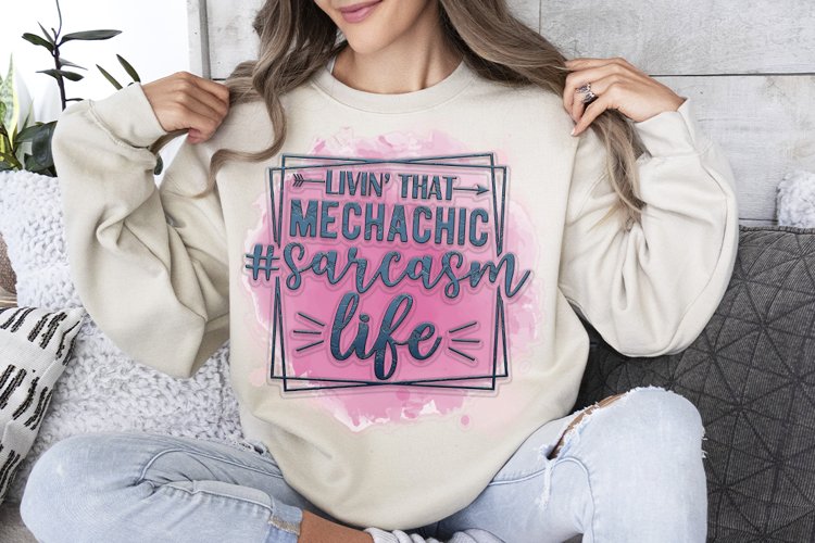 Just Living That #sarcasm Life Sublimation PNG