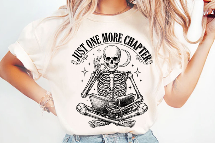 Just one more chapter PNG Designs
