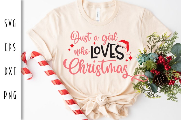 Girl Christmas Svg Image 17