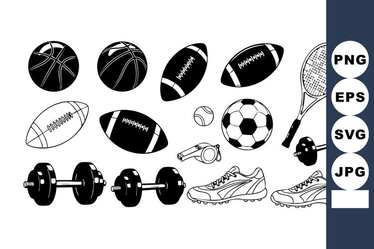 Dumbbell Clipart Image 12