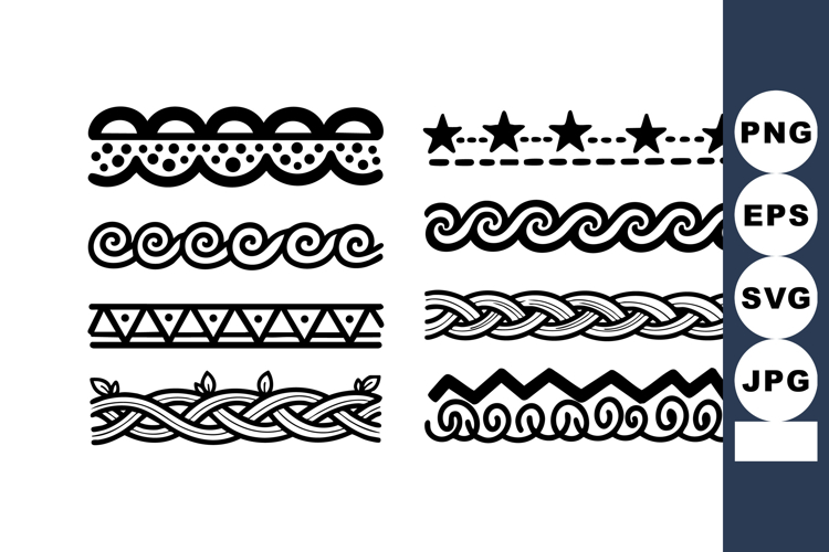 Decorative ornamental borders and dividers vector collection