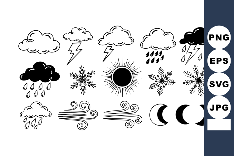 Cloud With Rain Clipart Image 7