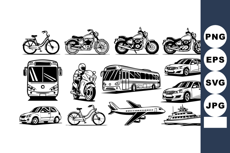 Motorcycle Clipart Image 3