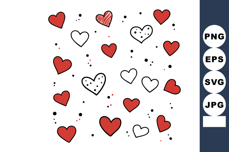 White Heart Clipart Image 20