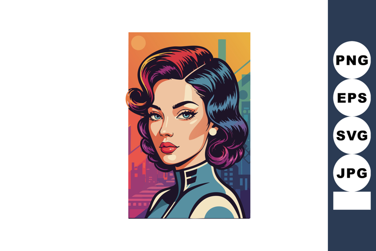 Hair Vector Image 12