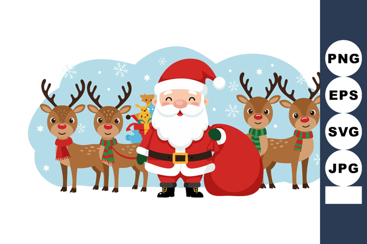 Reindeer Clipart Image 14
