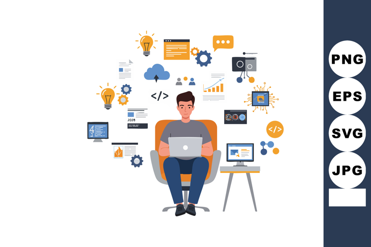 Laptop Clipart Image 10