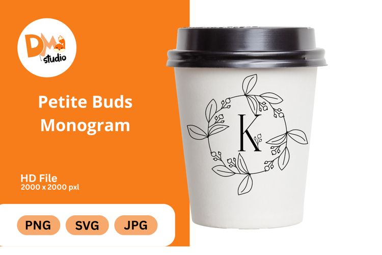 Petite Buds Monogram