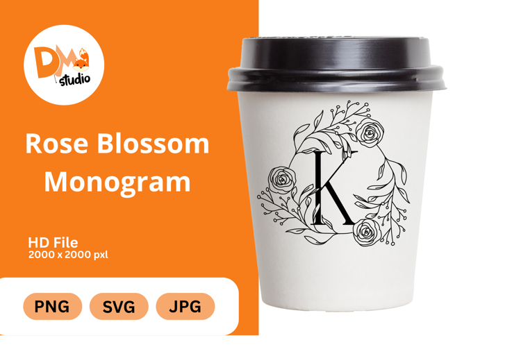 Rose Blossom Monogram