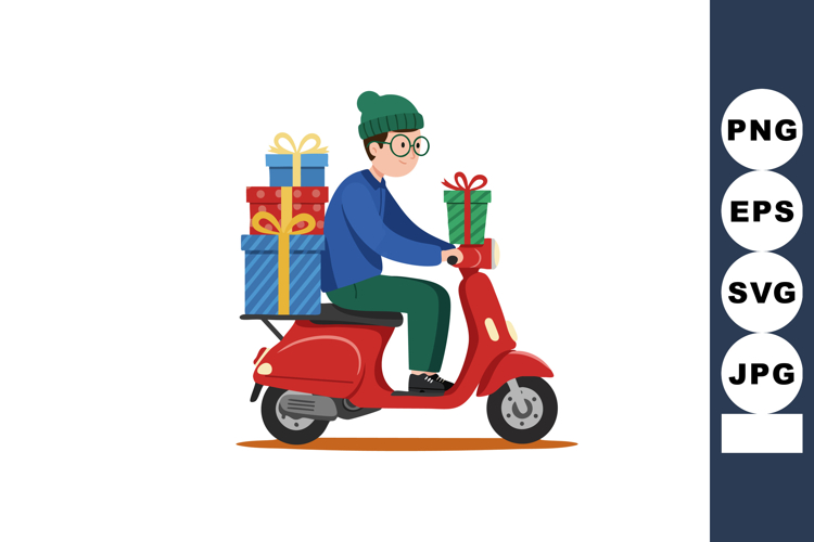 Scooter Clipart Image 3