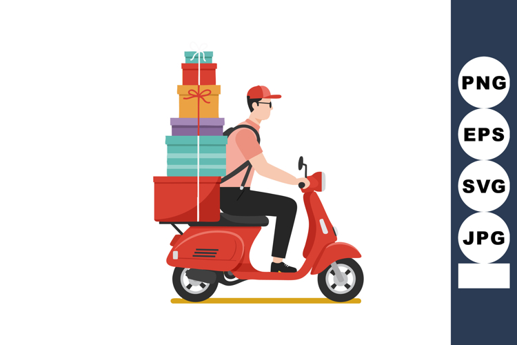 Scooter Clipart Image 23