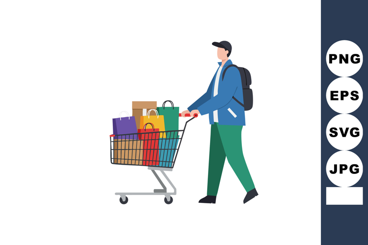  Shopping Cart Clipart Image 2