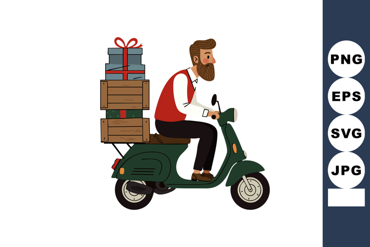 Motorcycle Clipart Image 4