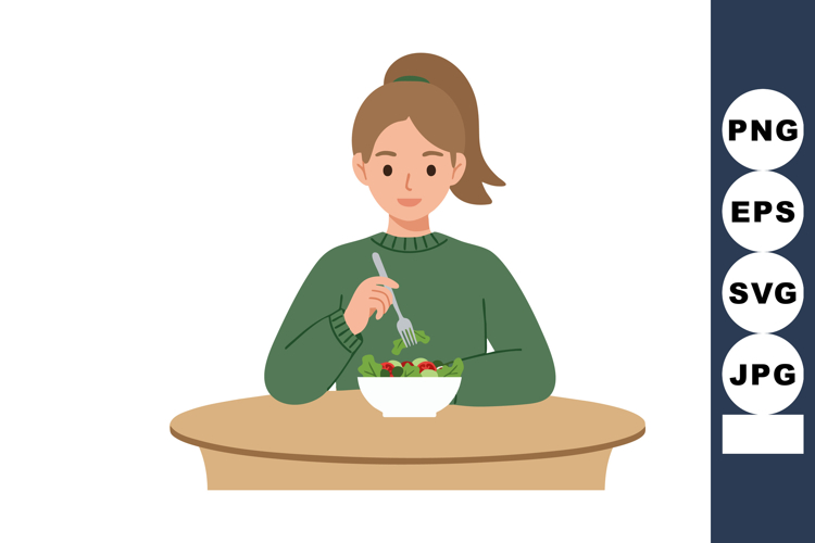 Salad Clipart Image 8