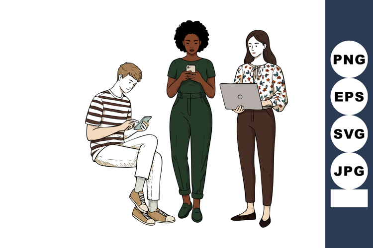 Smartphone Clipart Image 16