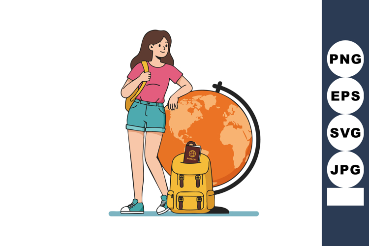 Traveler Clipart Image 12